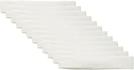 12 Sweatbands Cotton Sports Headbands Terry Cloth Moisture Wicking Athletic Basketball Headband by Kenz Laurenz