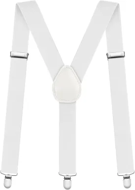 AOMIG Men's Braces with Strong Metal Clips, 3.5cm Wide Heavy Duty Suspenders