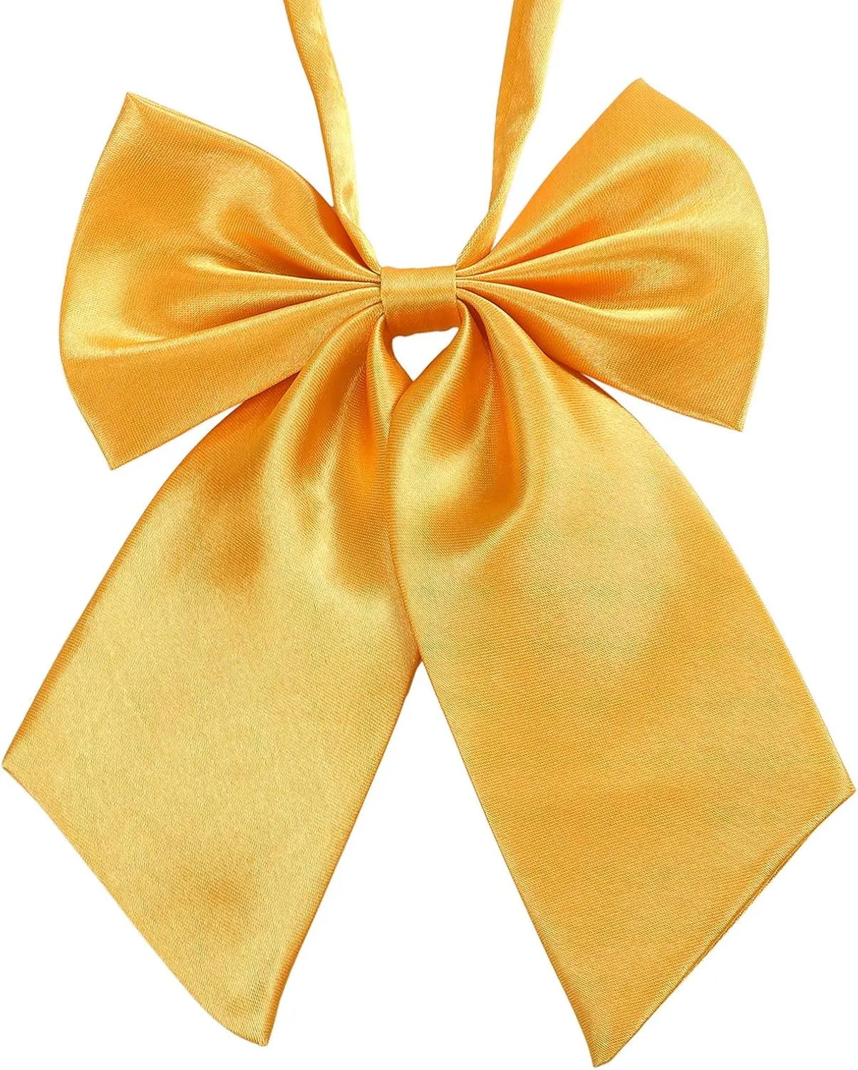AWAYTR Ladies Adjustable Pre tied Bowtie - Solid Color Bow Ties for Women