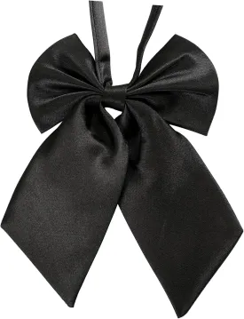 AWAYTR Ladies Adjustable Pre tied Bowtie - Solid Color Bow Ties for Women
