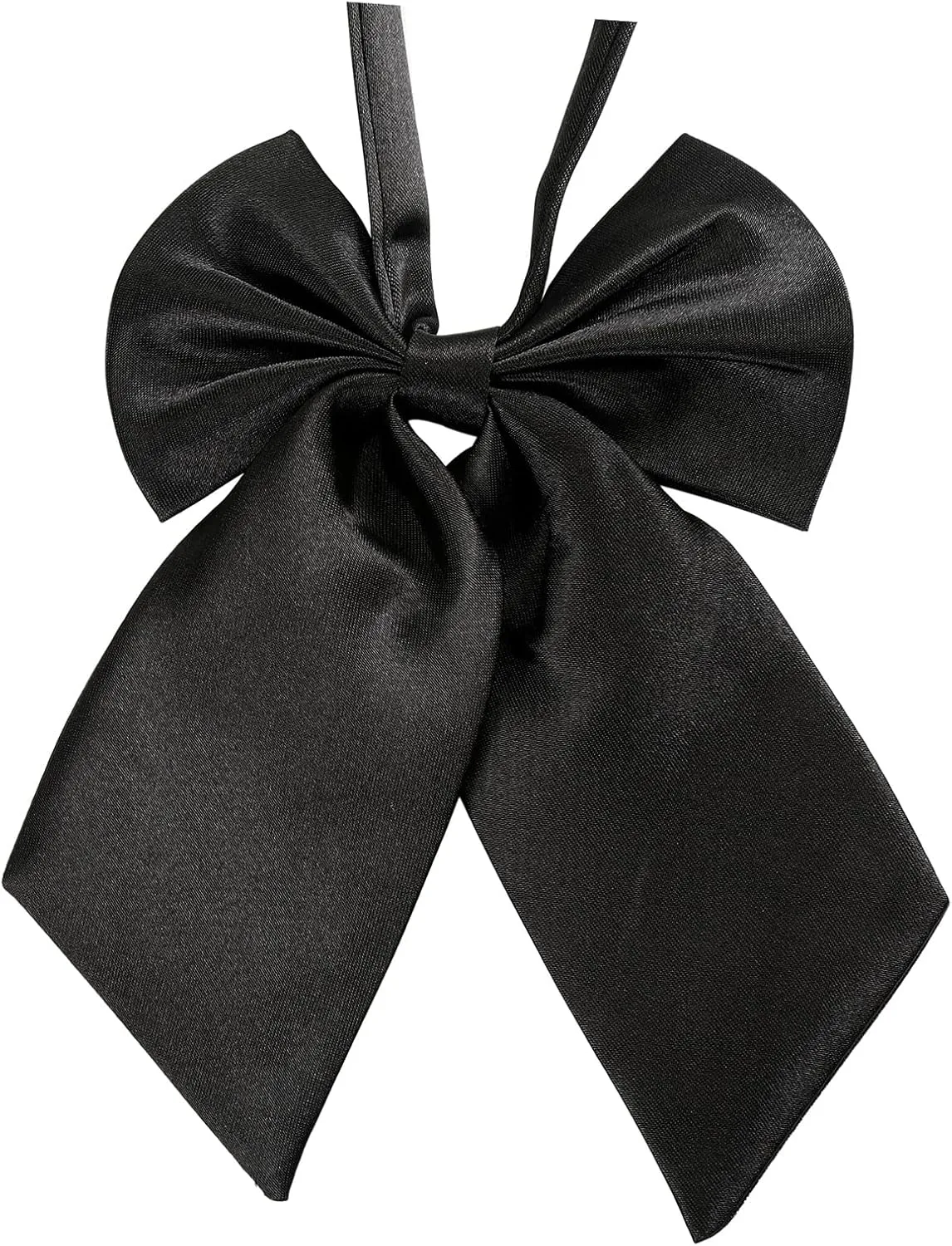 AWAYTR Ladies Adjustable Pre tied Bowtie - Solid Color Bow Ties for Women