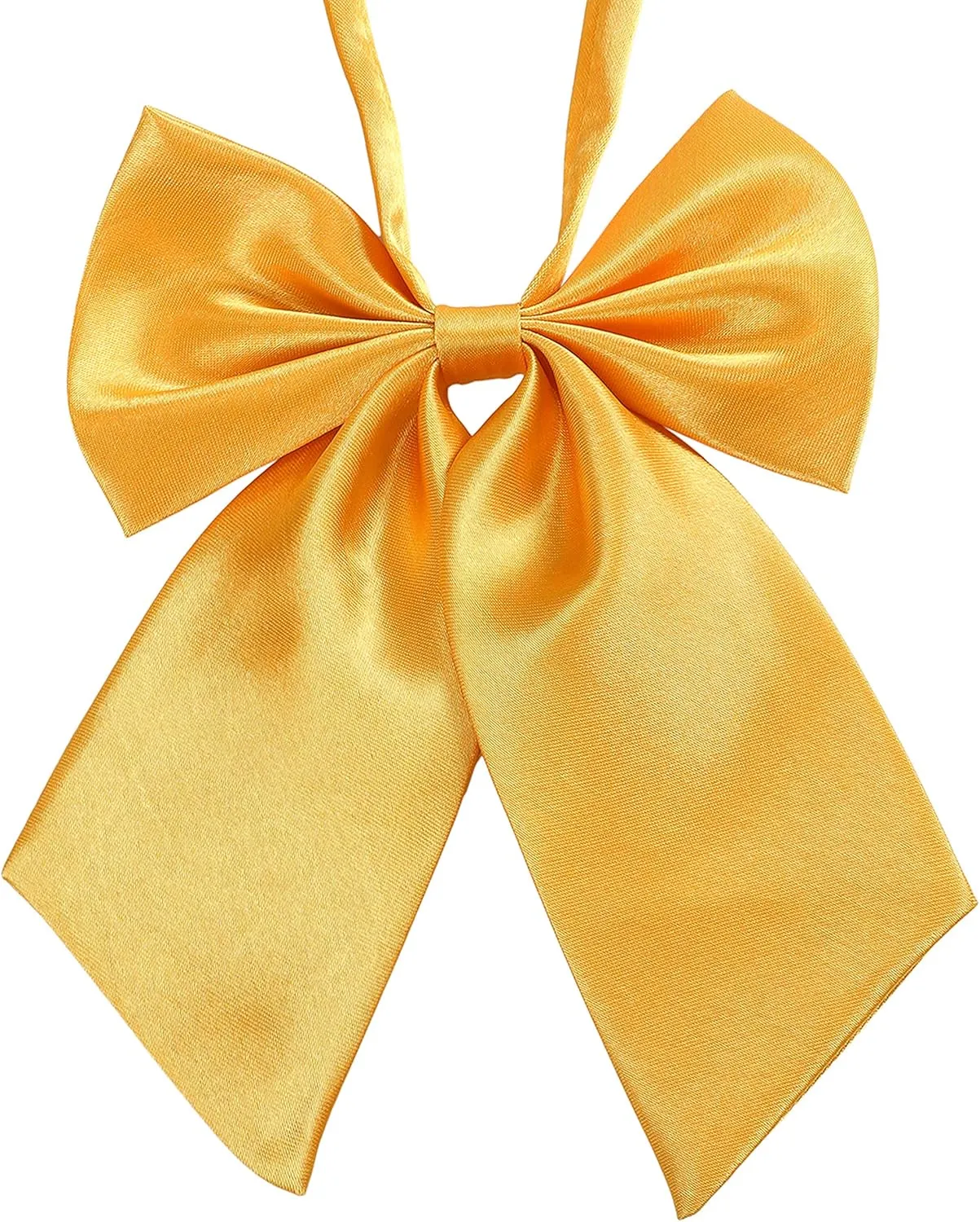 AWAYTR Ladies Adjustable Pre tied Bowtie - Solid Color Bow Ties for Women