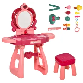 Children's 36 Pcs Beauty Dressing Table & Stool