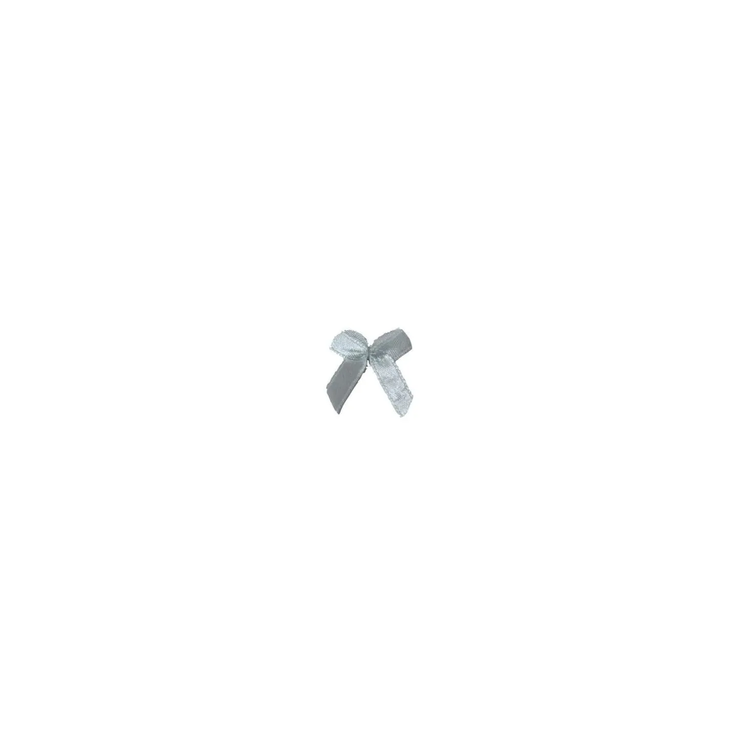 Cute Light Cyan Ribbon Bow Motif for Craft Trousseau Packing Decoration - 11589, Medium