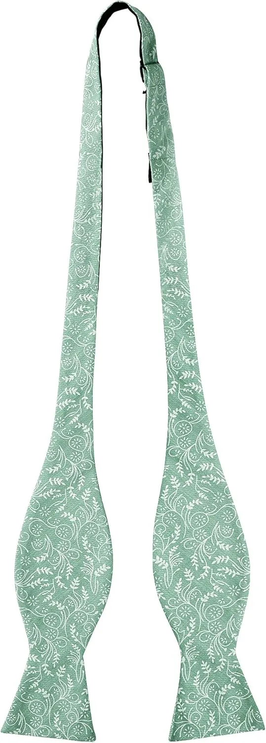 Jacob Alexander Men's Self Tie Freestyle Floral Bow Tie