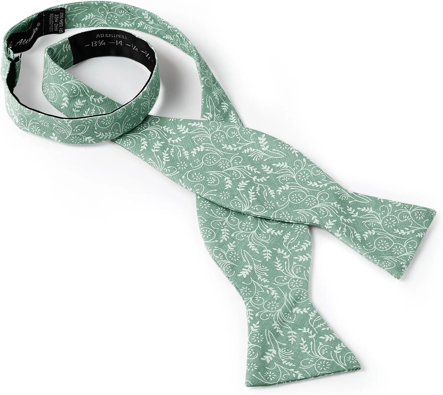 Jacob Alexander Men's Self Tie Freestyle Floral Bow Tie