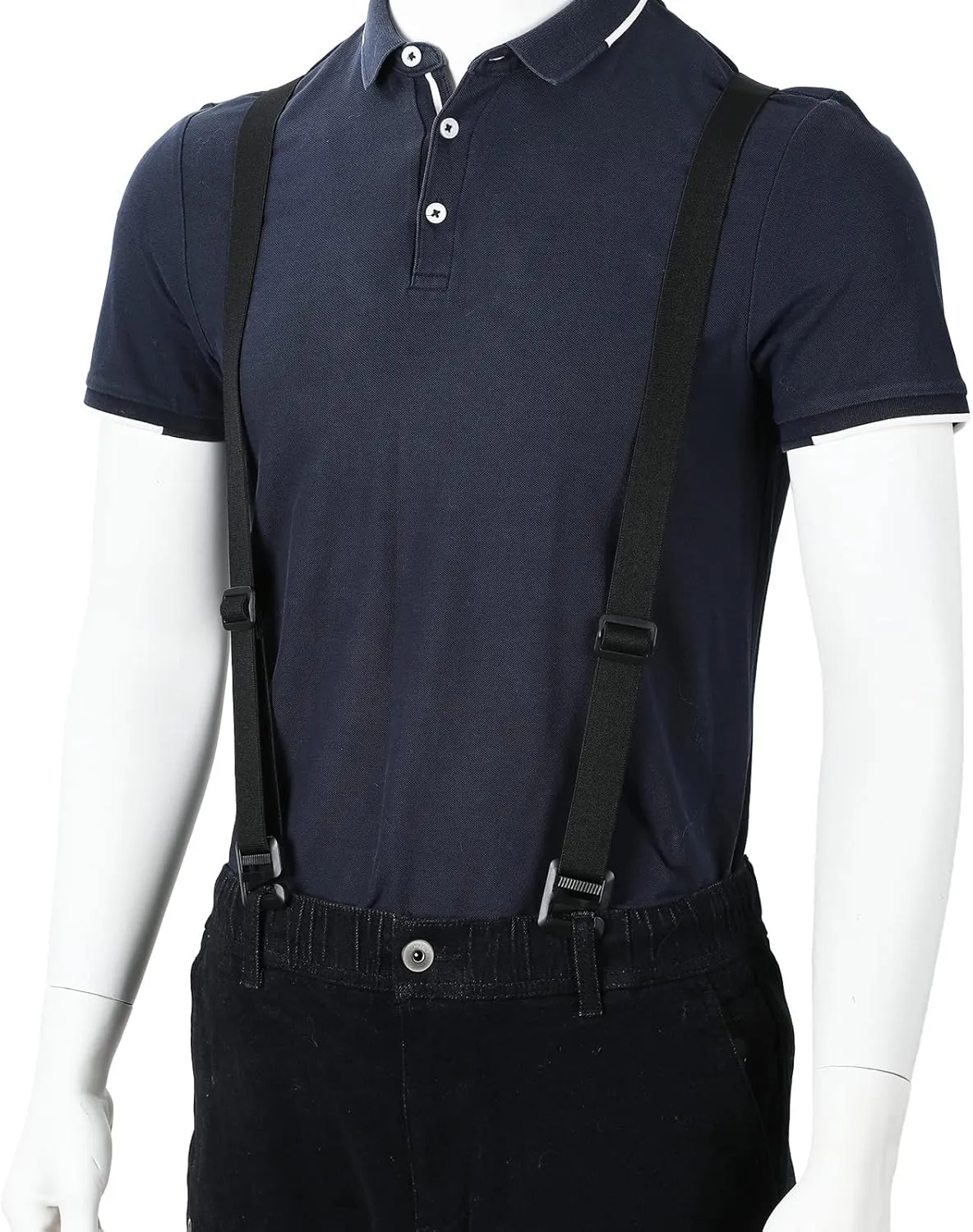 JenPen Hidden Suspenders for Men Invisible Adjustable Undergarment Under the Shirt Suspenders Men