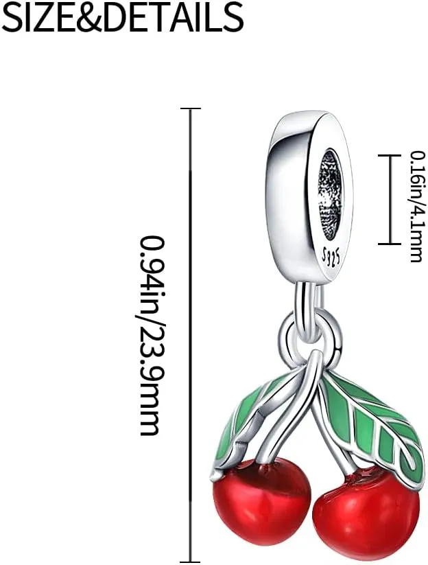 KUNSIR 925 Sterling Silver Charms fits Pandora Charm bracelets for Woman,Dangle Pendant Charm Bead, Jewelry Beads DIY Gifts