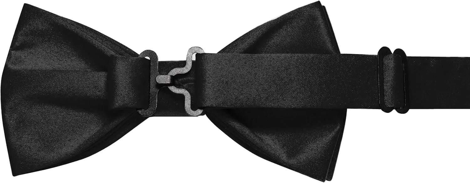 Mens Pre-tied Bow Tie for Wedding Party Adjustable Bowties