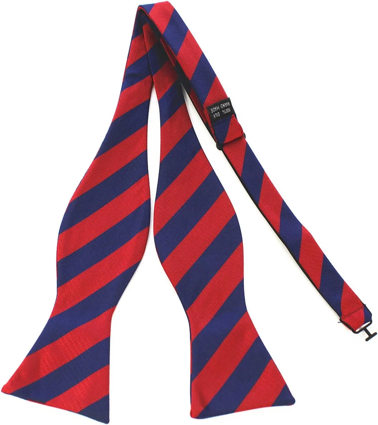 Original Mens Bowtie Self Bow Tie & Pocket Square Set