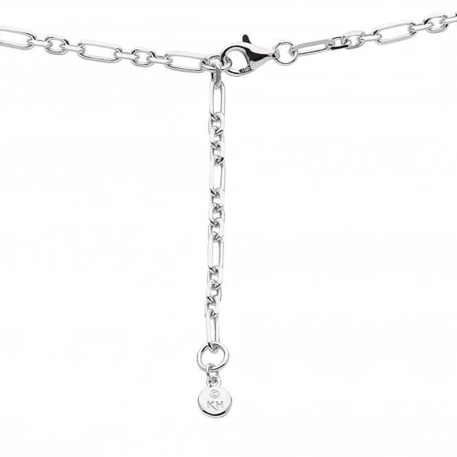 Revival Astoria Round Locket 22" Figaro Chain Necklace 90439RP