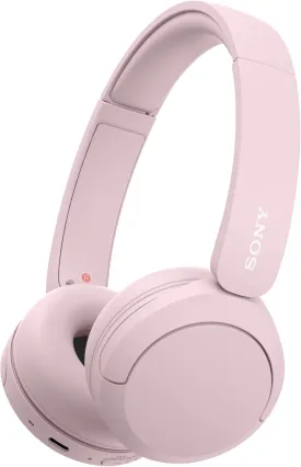 Sony WH-CH520 Wireless Headphones Bluetooth On-Ear Headset with Microphone, Pink