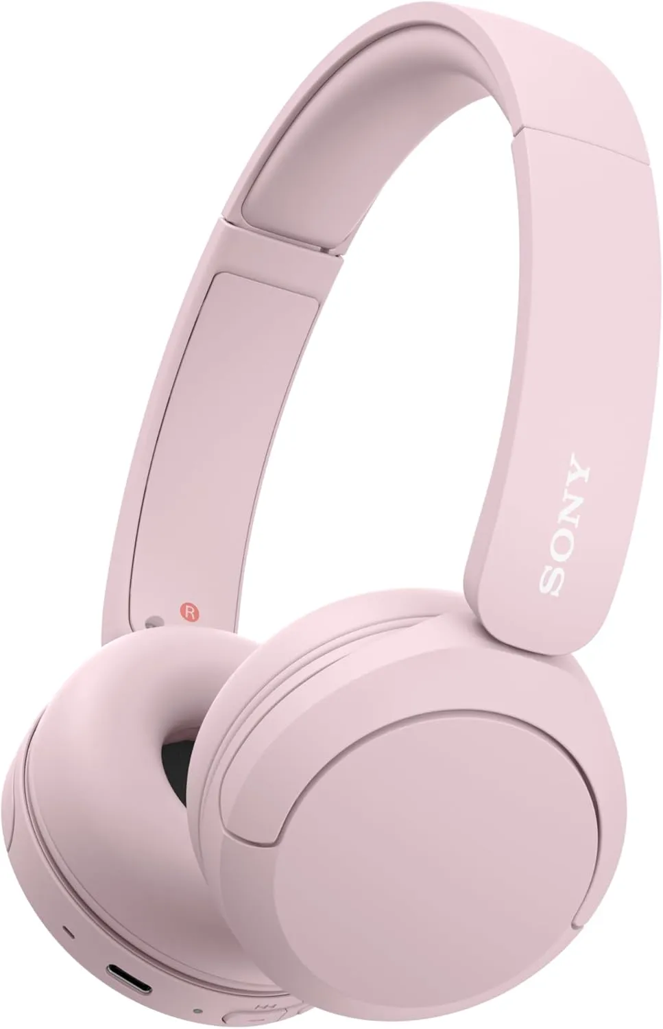 Sony WH-CH520 Wireless Headphones Bluetooth On-Ear Headset with Microphone, Pink