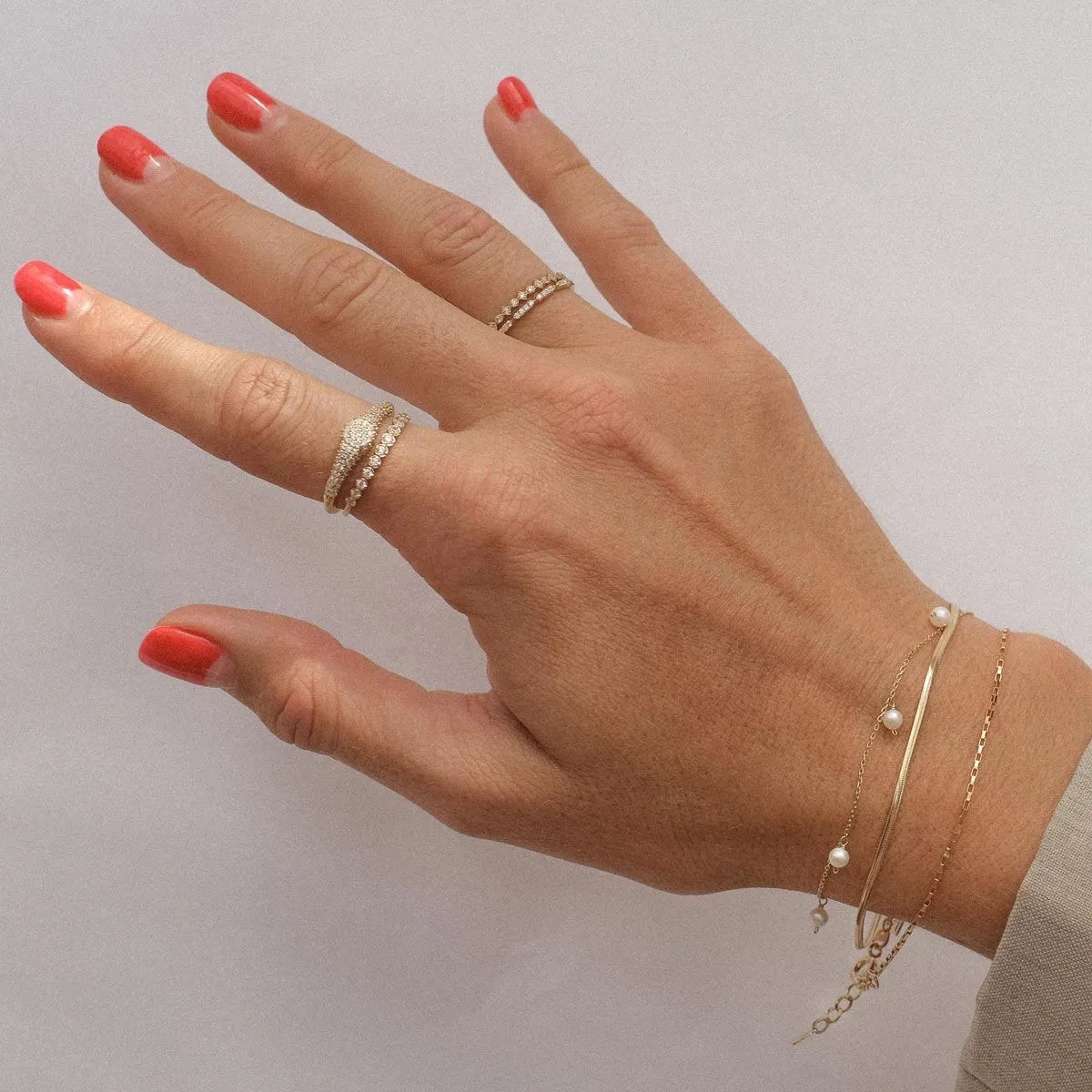 Stark snake chain bracelet