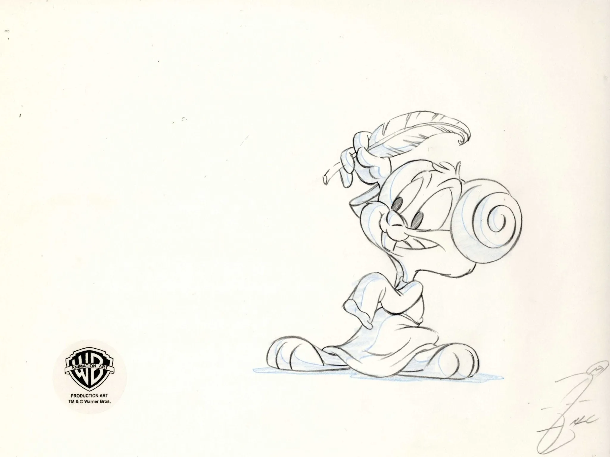 Tiny Toons Original Production Drawing: Babs Bunny
