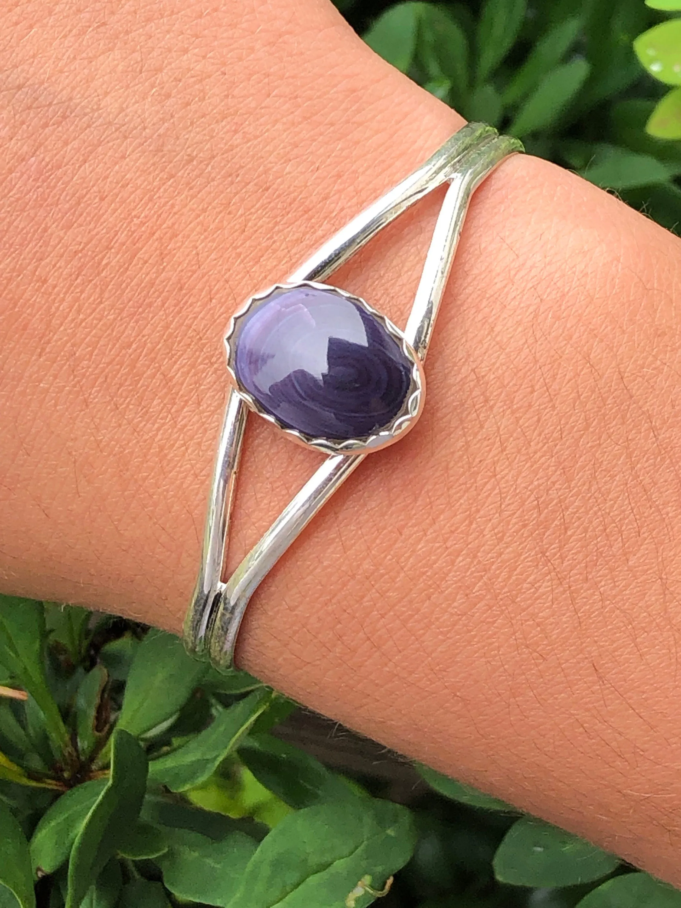 Wampum Oval Bracelet.